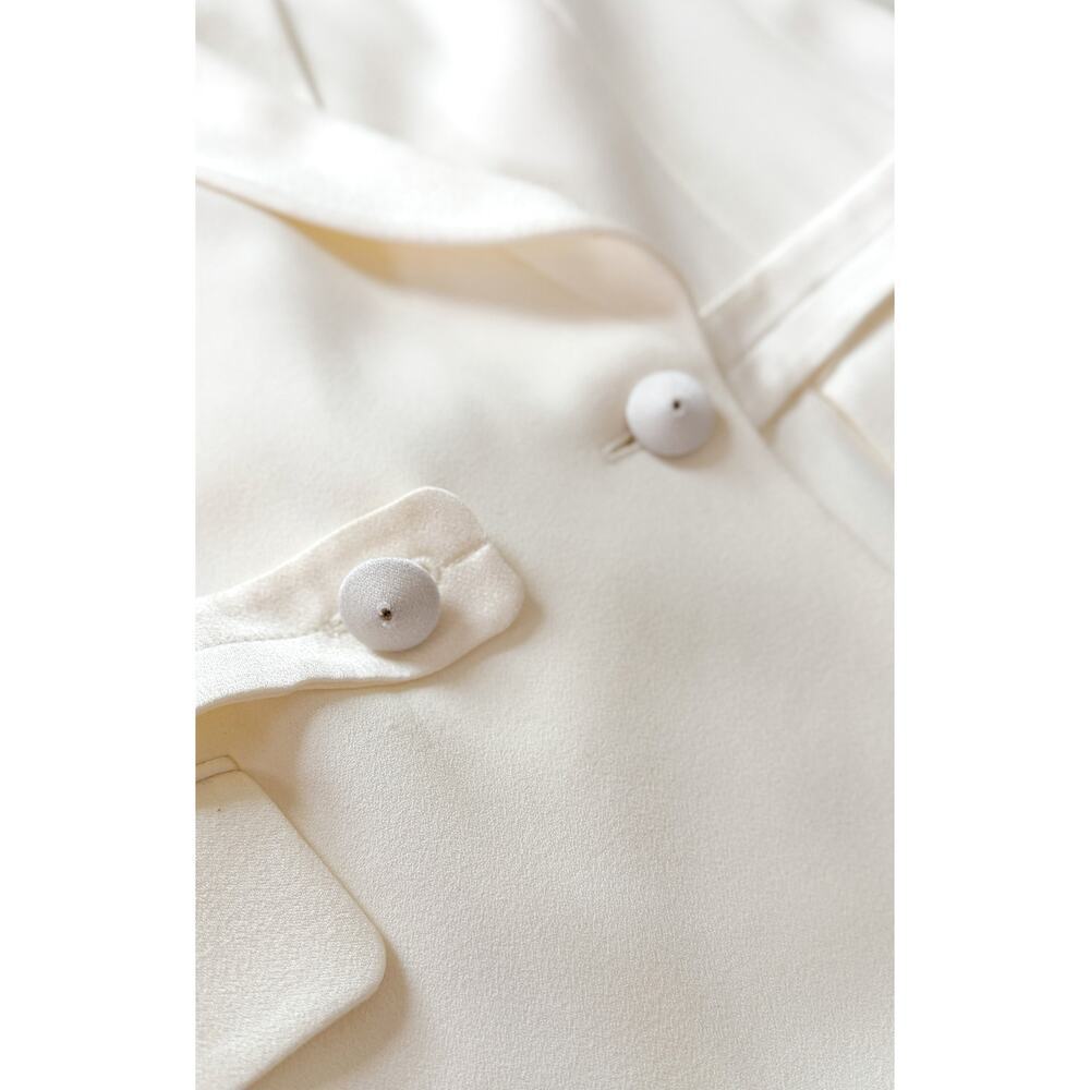 Yves Saint Laurent YSL Ivory Tuxedo Wedding Blazer Jacket Runway Autumn 2011 RTW - Picture 13 of 14